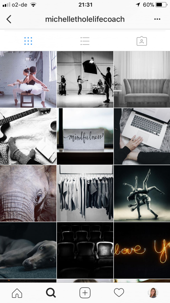 Instagram for Beginners - examples of a great instagram grid