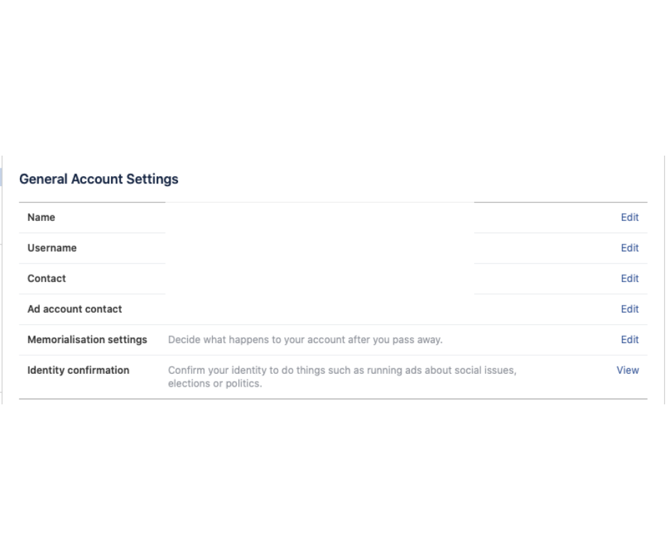Memorialising your facebook account Memorialising your facebook account